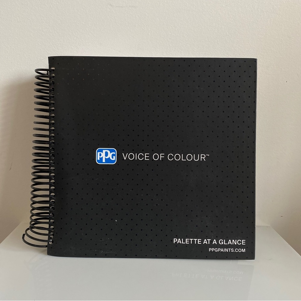 PPG Voice of Colour Palette at a Glance 2019 Book Paint swatches.